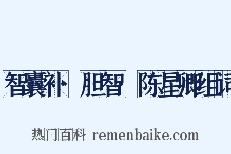 智囊补·胆智·陈星卿组词是什么意思的图片